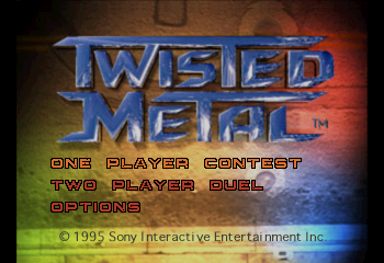 Twisted Metal Title Screen
